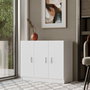 Hanah Home Vo14-W Conjunto de Muebles de Oficina Blanco